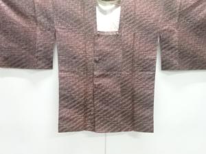 斜め格子模様道行コート